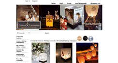 Desktop Screenshot of customluminaries.com